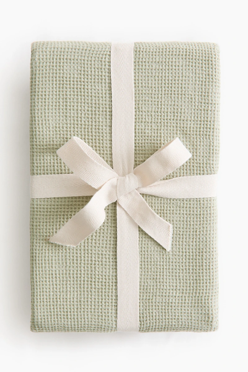 Waffled Crib Duvet Cover Set