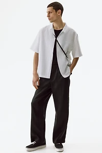 Relaxed-Fit Linen-Blend Resort Shirt
