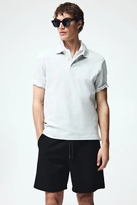 Regular-Fit Interlock Shorts