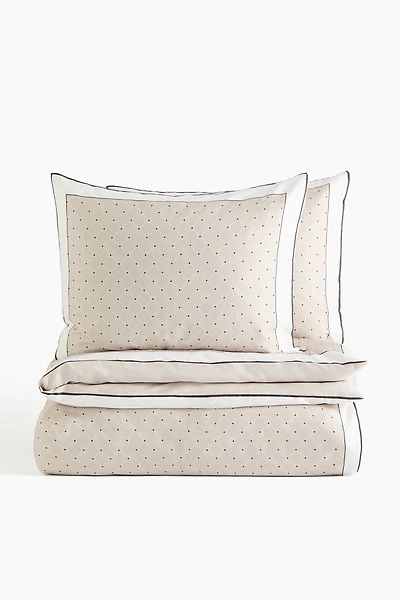 Cotton Sateen King/Queen Duvet Cover Set
