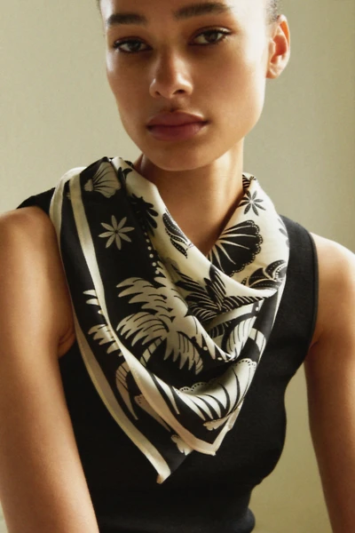 Printed Silk Scarf