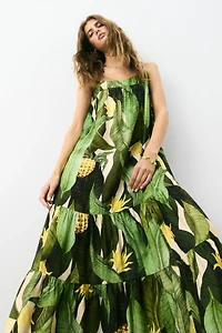 Tie-Strap Maxi Dress