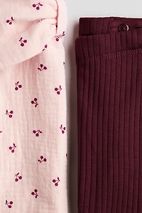 2-piece Blouse and Leggings Set