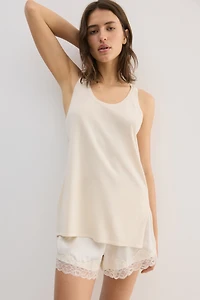 Long Fine-Knit Top