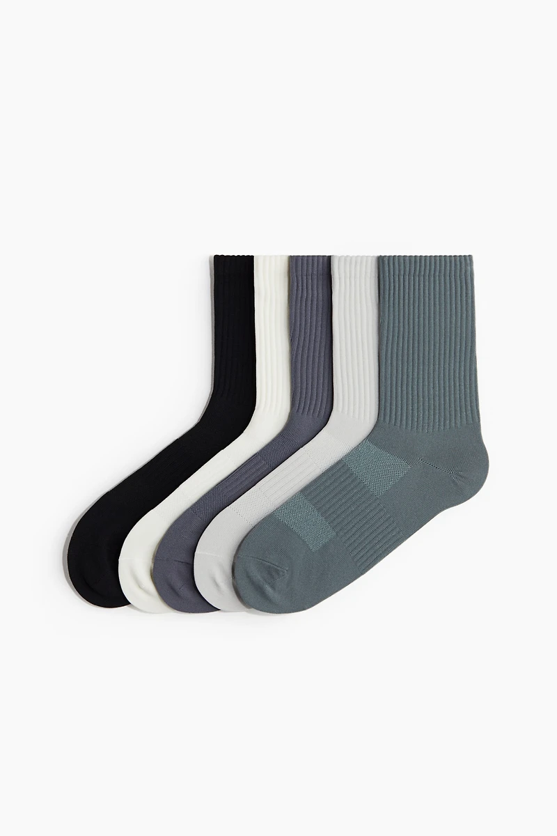 5-Pack Sports Socks with DryMove™