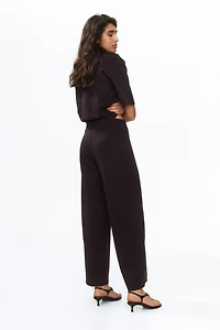 Pantalon en jersey avec plis