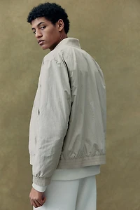 Blouson style aviateur en nylon coupe classique