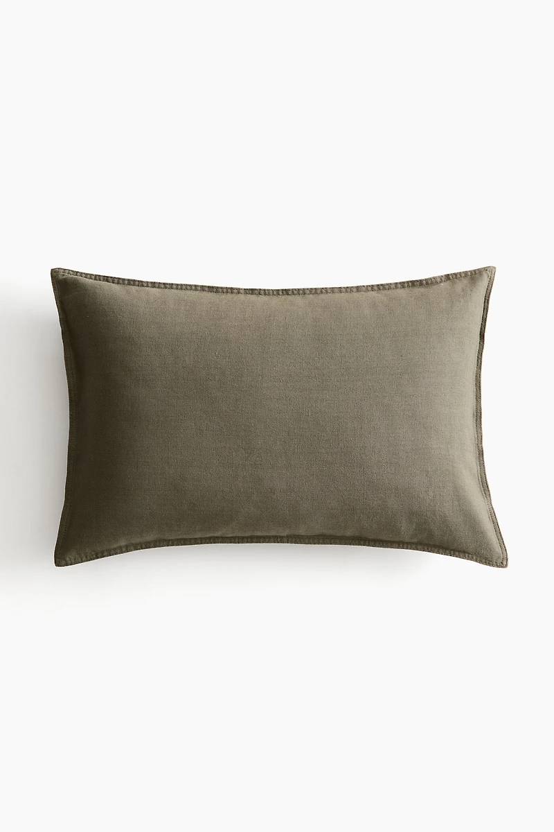 Linen-blend Cushion Cover