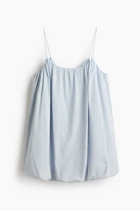 Bubble-hem strappy dress