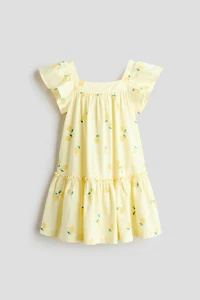 Robe évasée en coton