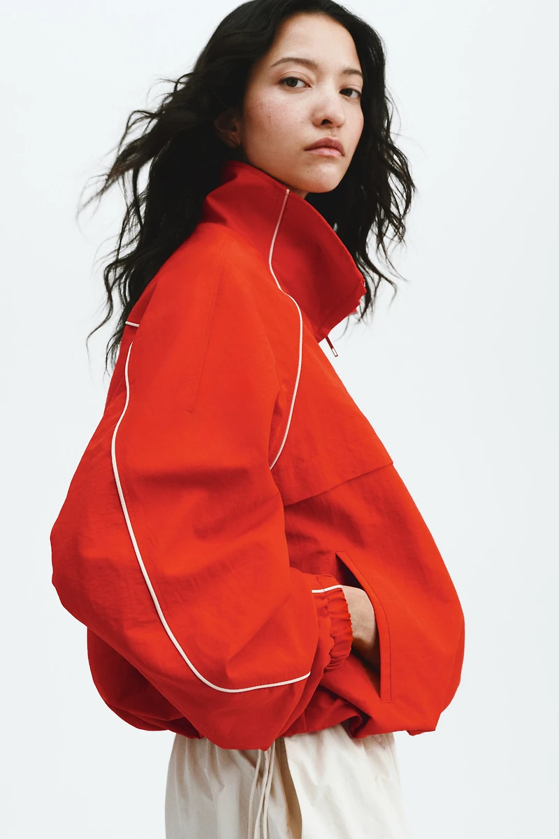 Oversized Nylon Anorak