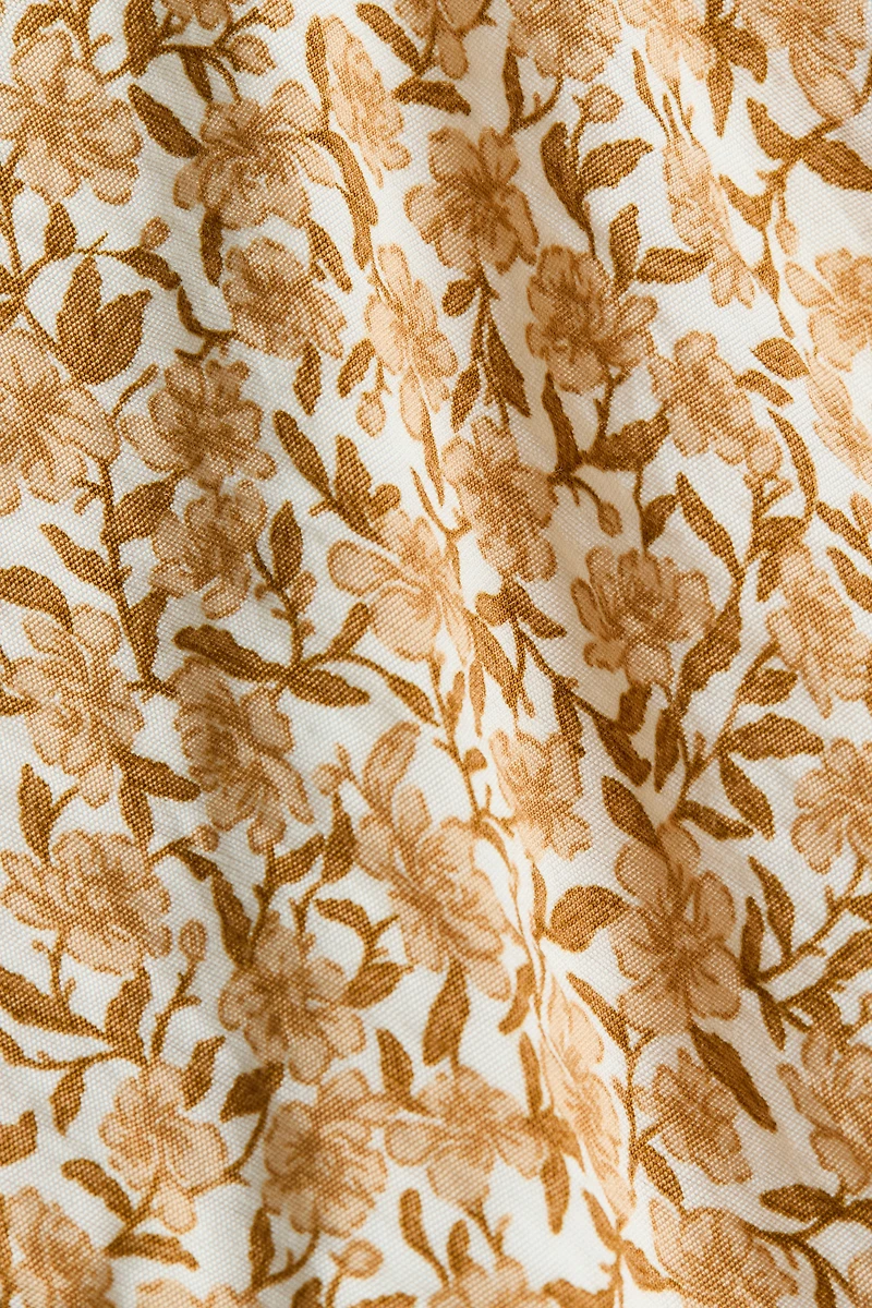 Flounce-Trimmed Blouse