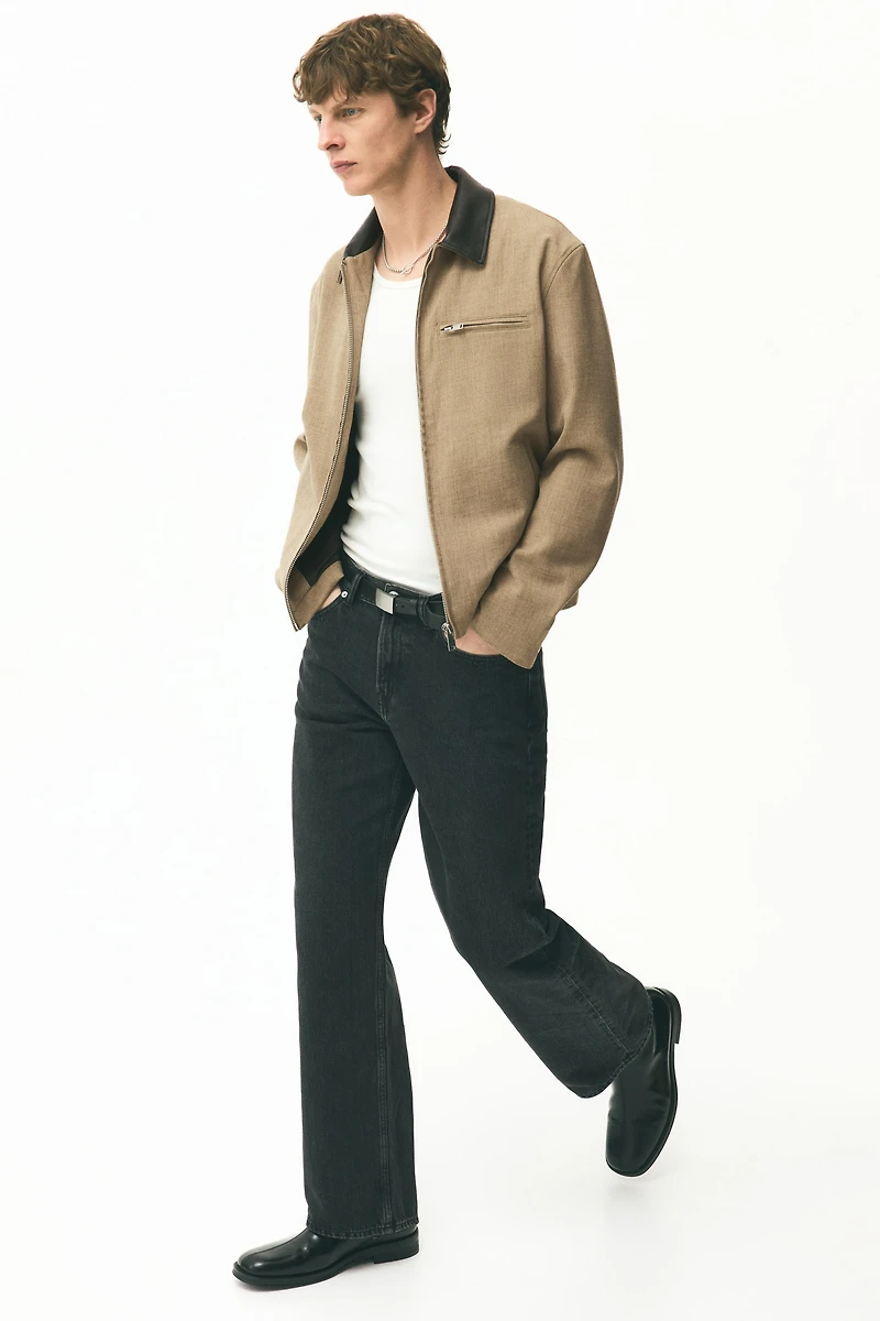 Veste classique avec col