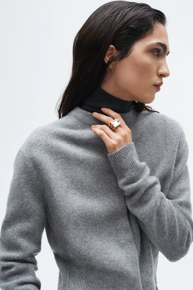Gilet en laine mélangée