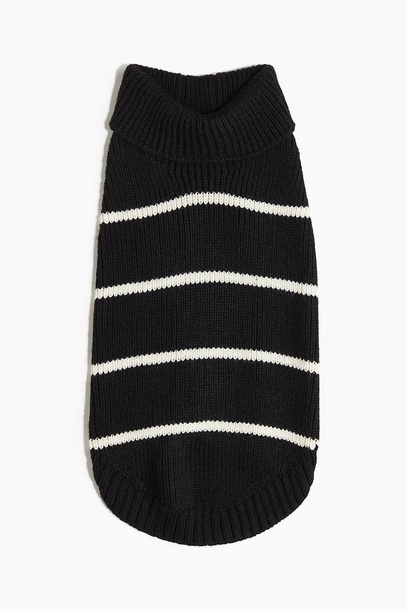 Rib-knit Dog Sweater
