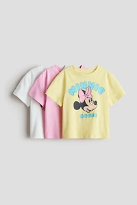 3-pack Printed Jersey Tops