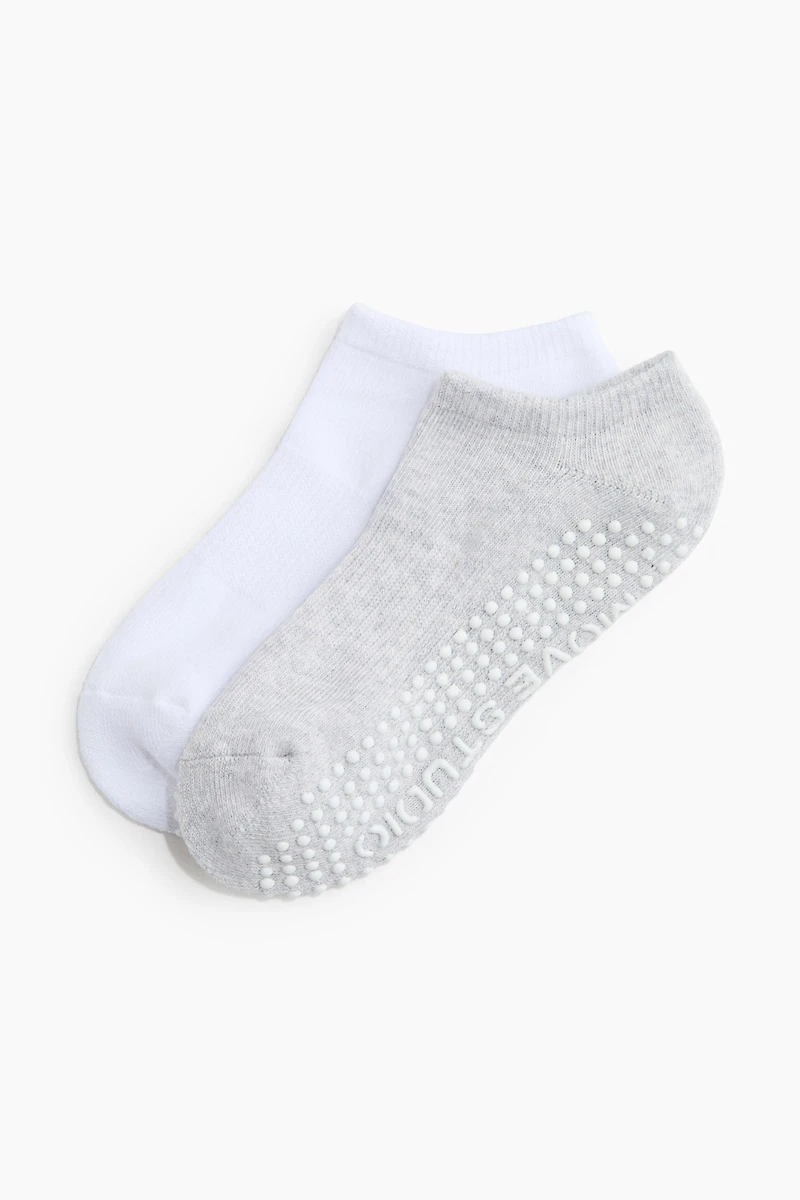 2-Pack Non-Slip Yoga Socks