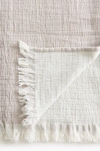 Fringe-trimmed Bedspread