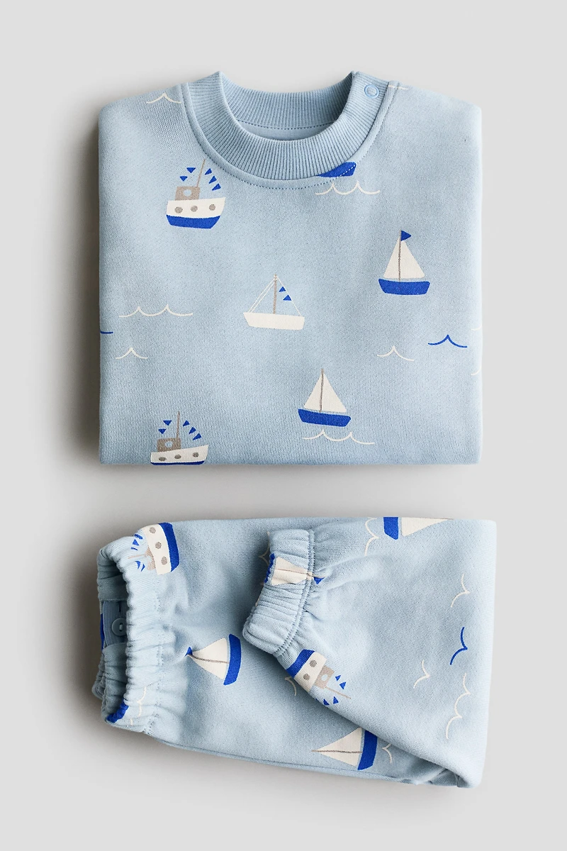 2-piece Cotton Sweatshirt Set