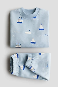 2-piece Cotton Sweatshirt Set