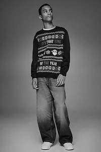 Chandail en tricot jacquard