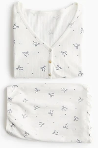 Pyjama en pointelle