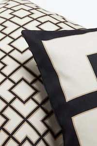 Lot de 2 housses coussin en satin