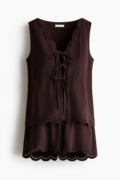 MAMA 2-Piece Scalloped Set