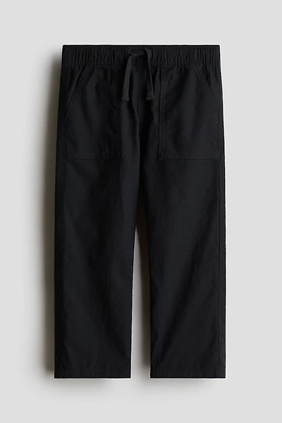 Linen-Blend Pants