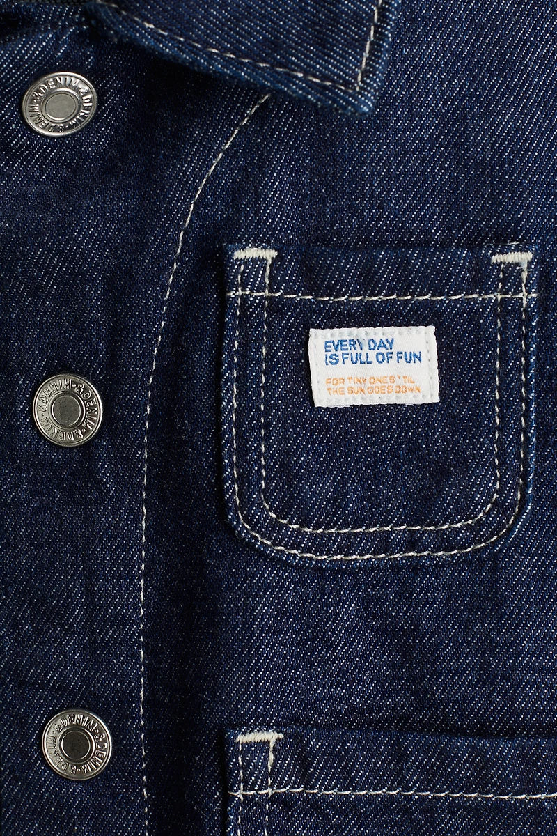 Loose-Fit Denim Overshirt