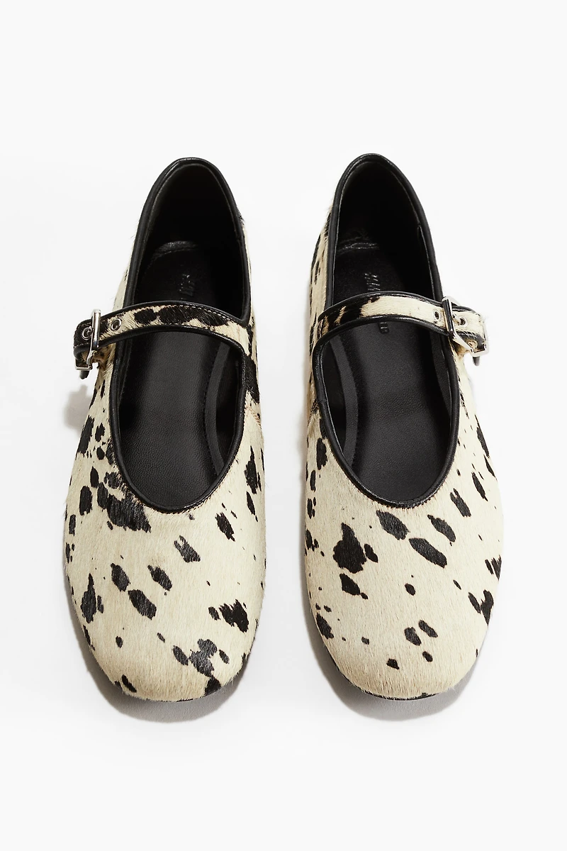 Ballerines Mary Jane en cuir