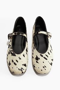 Ballerines Mary Jane en cuir