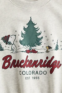 Oversized Printed Sweatshirt