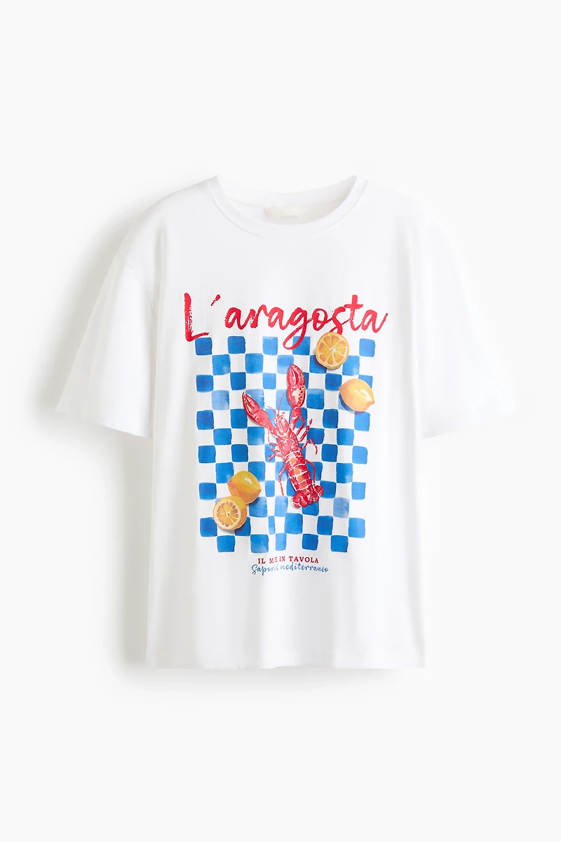 T-shirt grande taille imprimé