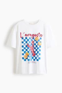 T-shirt grande taille imprimé