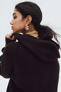 Chandail à fermeture éclair avec capuchon