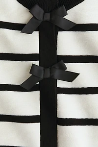 Bow-Detail Cardigan