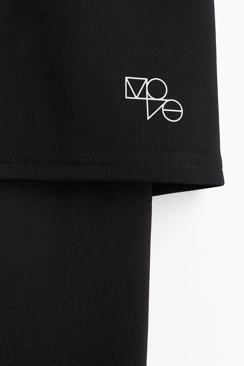 Legging de sport avec short