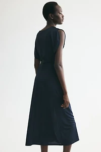 Draped Jersey Dress