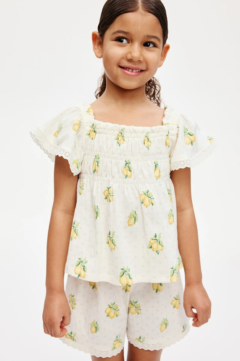 2-Piece Printed Cotton Set