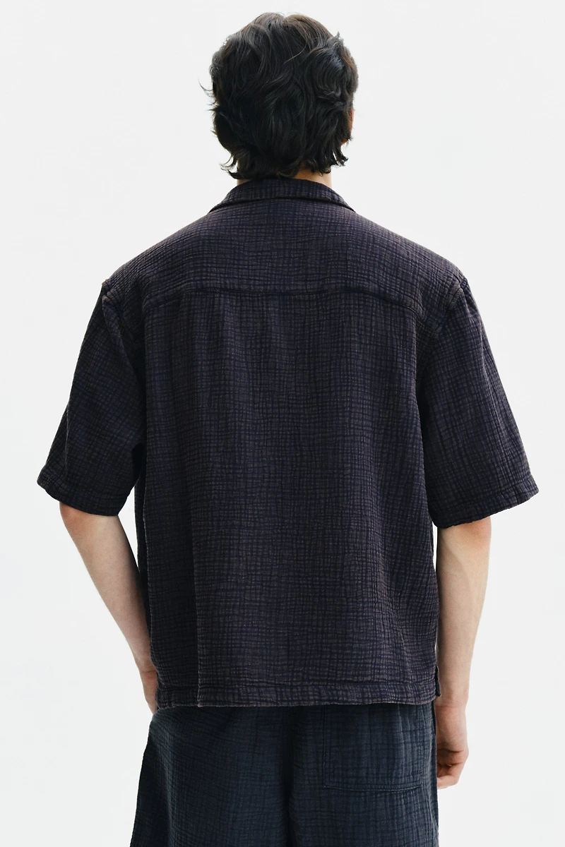 Chemise décontractée en mousseline