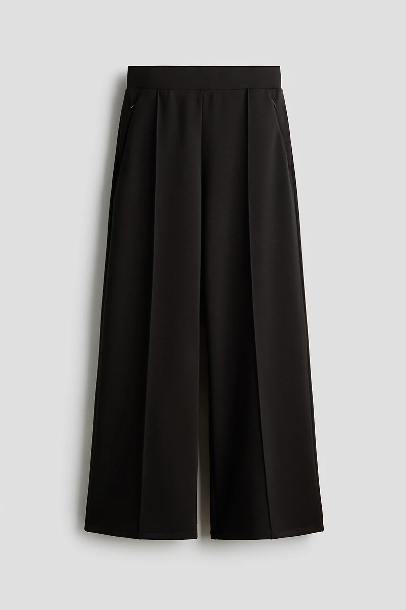 Cooling Relaxed-Fit Wide-Leg Pants