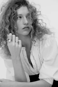 Blouse with Pintucks