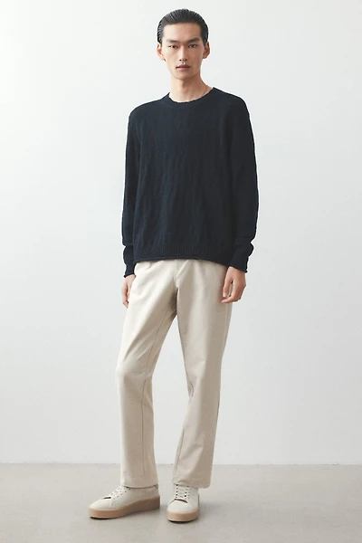 Pantalon coupe classique en sergé