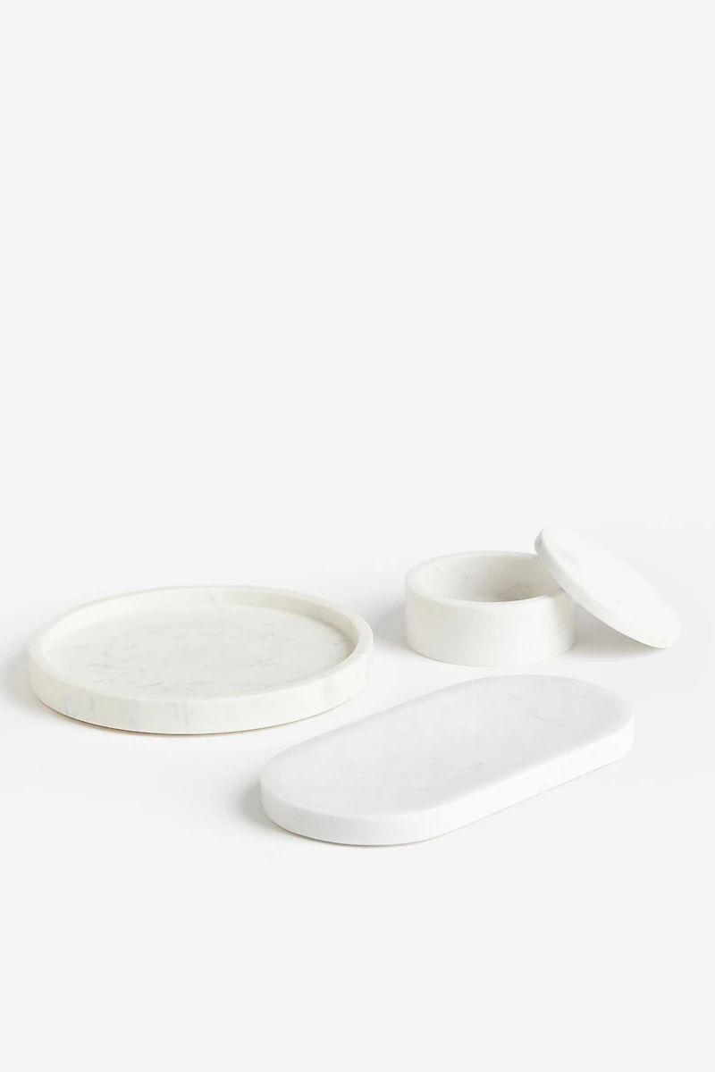 Round Marble Tray