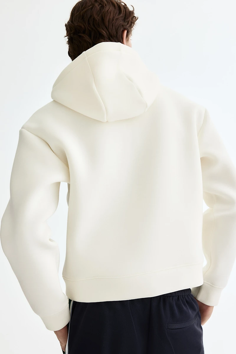 Loose-Fit Scuba Hooded Jacket