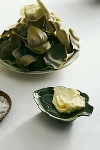 Très petit bol de service figuratif en grès cérame