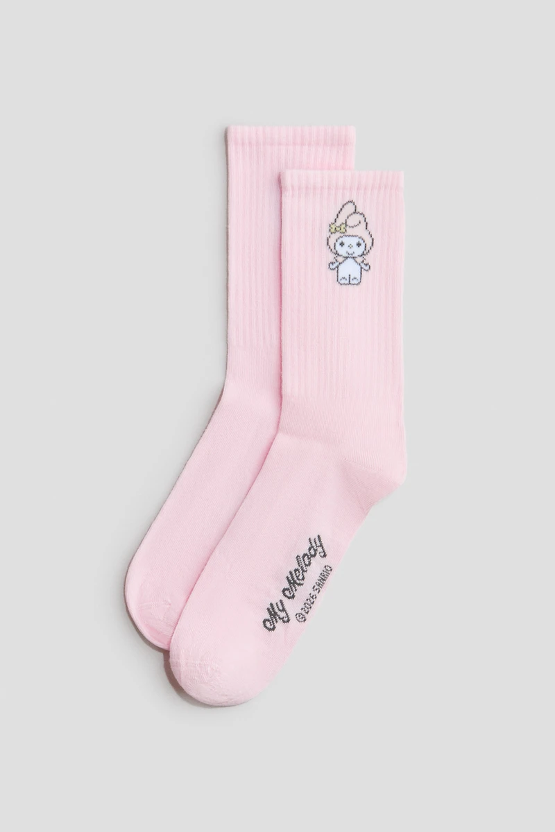 5-pack Motif-Detail Socks