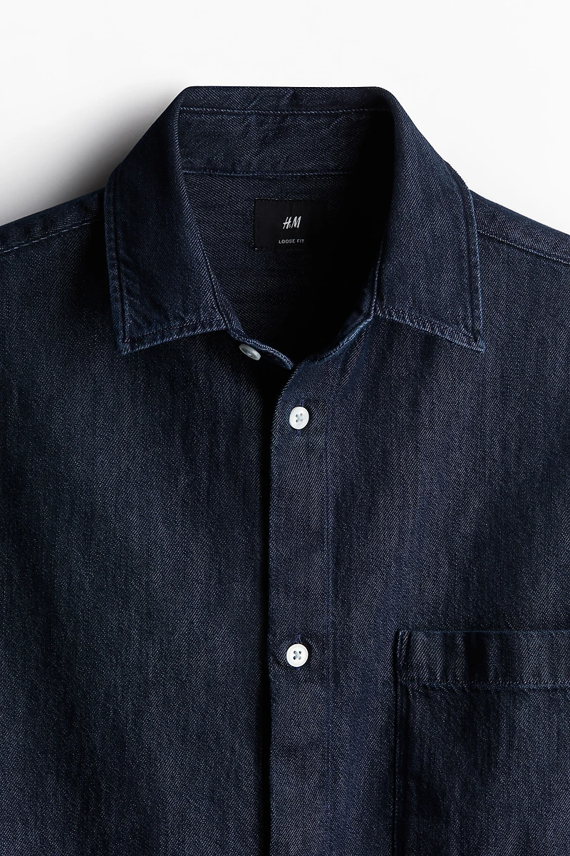 Chemise Coupe Flottante en denim