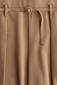 Pantalon large avec ceinture